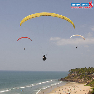 paragliding at Netanya