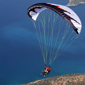 paragliding at the North